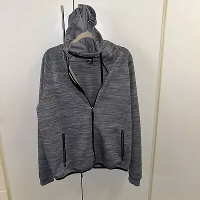 Men’s Warmup Suit Grey Dri Fit. Jacket With Hood Size L Pants Size S • $14