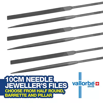 Vallorbe Swiss Made Needle Files - Choose From Several Shapes And Cuts • £14.35