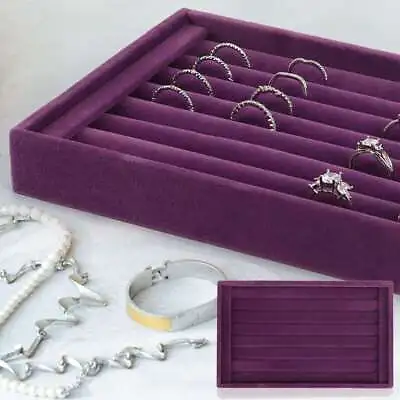 Ring Organizer Holder Jewelry Storage Display Tray Jewelry Ring Stand Case NEW • $7.71
