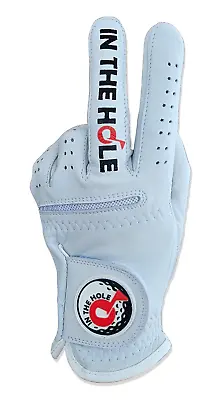 In The Hole Golf Glove Men's 100% Cabretta Leather Funny Gag Gift PGA Style Tour • $18.95