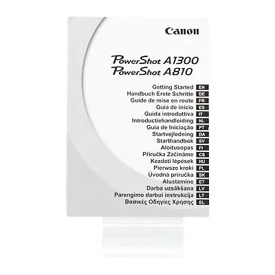 Mode D 'em Ploi Canon Powershot A1300/A810 Getting Started • $25.54