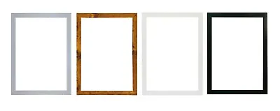  A2 A3 A4 A5 20mm Black Photo Frame White Picture Frame  Poster Frames Walnut  • £4.95