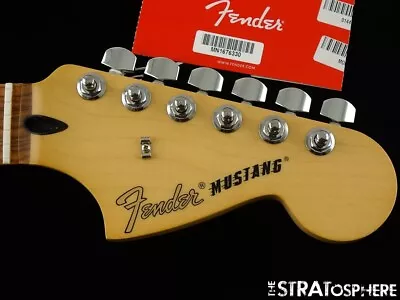 Fender Player Mustang Series NECK +TUNERS Guitar 9.5  Radius C 24  Pau Ferro • $279.99