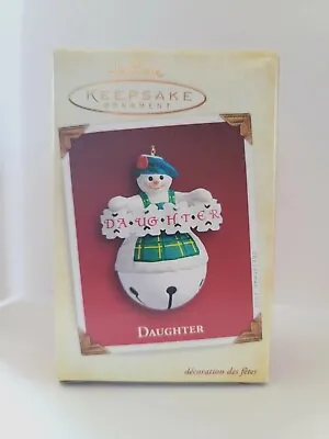 2005 Hallmark Ornament Daughter Snowman Bell QXG4682 • $8