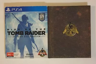 Rise Of The Tomb Raider 20 Year Celebration - Artbook Edition PS4 With Sleeve • $37