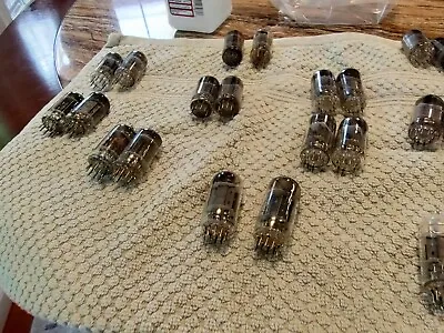 $10 • Buy 12AX7A Tubes, Pull Outs, Various Brands, Tested,  GE, RCA-by The Pair