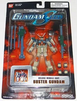 Bandai Mobile Suit Gundam Seed BUSTER GUNDAM 4.5  Deluxe Figure #11862 MSIA • $24.99