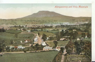 Wales Postcard - Abergavenny And Holy Mountain - Monmouthshire - Ref TZ469 • £2