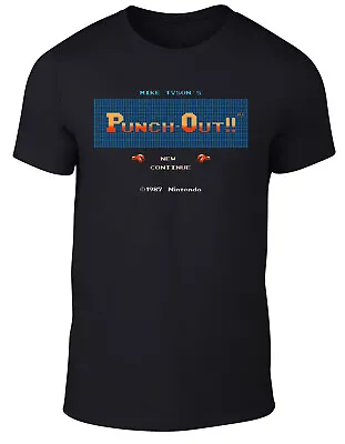 Nintendo NES Mike Tyson Punchout Start Screen Direct To Garment T-Shirt • $27.99