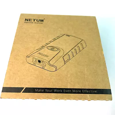 NETUM Bluetooth 2D Barcode Scanner 3-in-1 Small Portable QR Bar Code Reader *NEW • $34.97