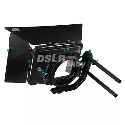 FOTGA DP3000 Professional Matte Box Sunshade Kit W/ Donuts F 15mm Rod DSLR Rigs • $119.99