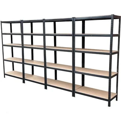 Garage Shed Racking Storage Shelving Units Boltless Metal Shelves 5 Tier - Cheap • £23.48