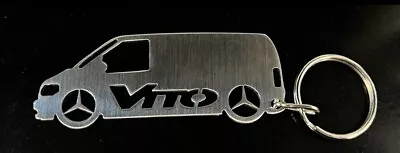 Mercedes-benz Merc Vito  Van Logo Van Keyring Stainless Steel Gift • $9.20
