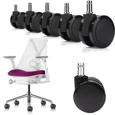 $11.40 • Buy 1Pc Office Chair Caster 50mm DIA Wheel Universal Rolling Casters 360 Degree AU