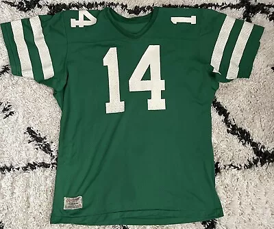 Vintage 1970s New York Jets Richard Todd #14 NFL Rawlings Football Jersey Sz XL • $89.99