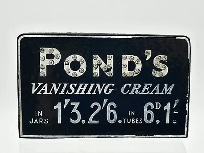 Ponds Vanishing Cream Advertising Small Sign. • £41