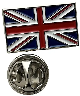 UK Union Jack Flag Enamel & Metal Lapel Pin Badge FAST & FREE UK Delivery! • £2.99