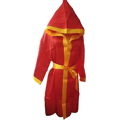 Boxing Robe Hooded Show Men Boxing Competition Gown Nylon • $22.07