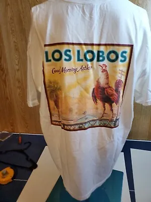 CL3 Vtg LOS LOBOS~GOOD MORNING AZTLAN T-SHIRT~XL MINT CONDITION • $63.99