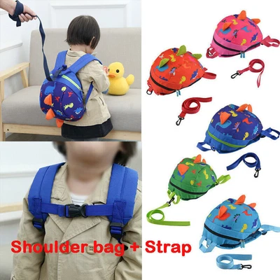 £7.89 • Buy Kids Baby Toddler Walking Safety Harness Backpack Security Strap Bag With Reins