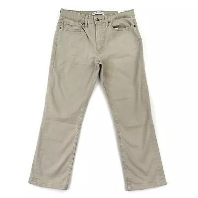 RM Williams Mens Beige Jeans Size 32 Neatly Hemmed 27” Inseam • $42.95