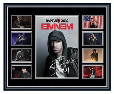 Eminem Rapture 2019 Tour Revival Kamikaze Signed Photo Limited Edition Frame • $129.99