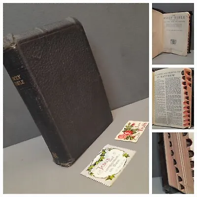 Vintage Bible Eyre & Spottiswoode 1930s King James New & Old Testaments  • £39.99