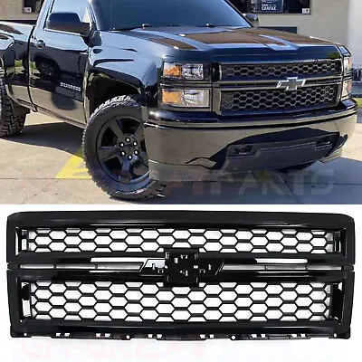 2014 2015 Chevrolet Silverado 1500 Grille Gloss Black NEW OEM LTZ • $169