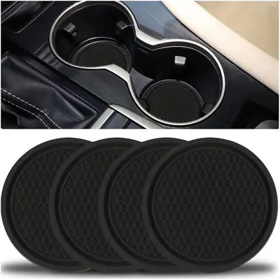 $5.99 • Buy Car Auto Cup Holder Anti Slip Insert Coasters Pads Interior Accessories 4 Pack