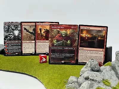  Krenko Mob Boss  Mono Red Goblin Deck - Custom Commander Deck EDH MTG • $69.95