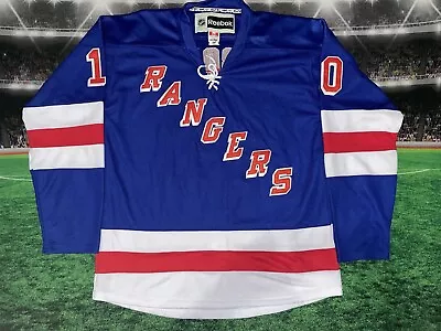 Marion Gaborik #10 New York Rangers Reebok Hockey Jersey Sz 50 Preowned • $85.99