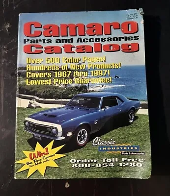 Vintage Chevrolet 1997 Camaro Parts & Accessories Catalog Classic Industries • $5.19