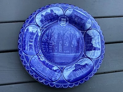 Antique Rowland & Marsellus Co. “Souvenir Of  YALE University ” Flow Blue Plate • $58