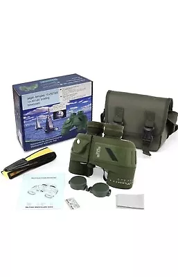 Segel-Fernglas 10X50 Waterproof Military Binoculars Telescope W/Compass • $69.99