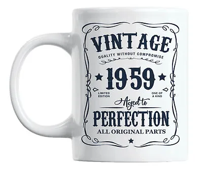 Vintage 1959 All Original Parts Birth Year Coffee & Tea Mug • $14.99