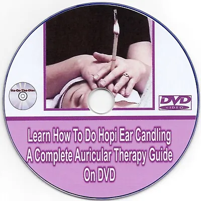 Learn How To Do Hopi Ear Candling A Complete Auricular Therapy Guide On DVD • £4.65