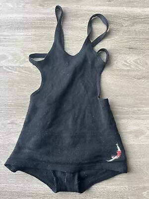 Rare Vintage Antique 1920s Jantzen Black Wool Swimsuit Bathing Suit Size 40 • $100