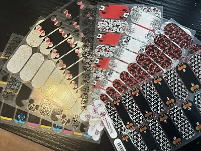 Disney Mickey Minnie Mouse Jamberry Nail Sticker Lot Of 9 • $19.99