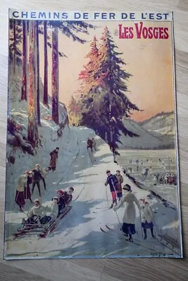 Vintage Les Vosges Poster For The Eastern Railway • $52.09