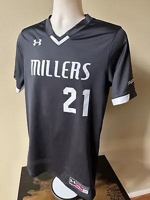 Under Armour  (S) Black ~ MILLER's #21 Pitch To Pitch P2P Jersey • $14.95