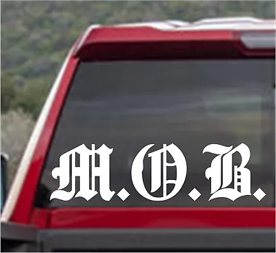 MONEY OVER B!TCHES GANGSTER Vinyl DECAL STICKER For Window Car/Truck/ Motorcycle • $9.99