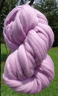 Lavender Purple Wool Roving Merino For Spinning Into Yarn And Felting Crafts • $10.20