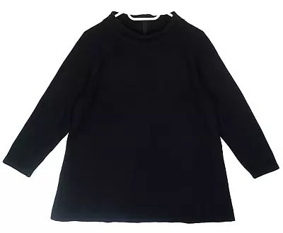 Marimekko Mika Piirainen Black Viscose Blouse Top Size M • $15.07