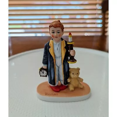 Norman Rockwell Porcelain  Looking For Santa  Figurine • $36