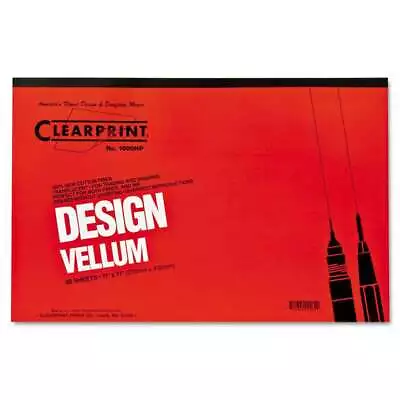 Clearprint� Design Vellum Paper 16lb White 11 X 17 50 Sheets/Pad • $46.01