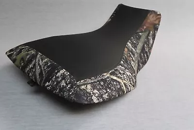 Yamaha Bruin 350 Seat Cover Camo On Side Black On Top ATV Seat Cover • $25.99