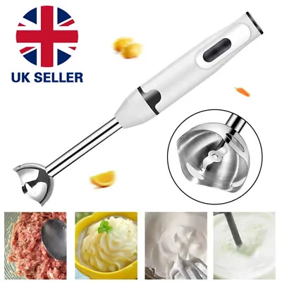 Hand Blender 400W Electric Stick Blender Curry Puree Food Mixer And Liquidiser~ • £9.39