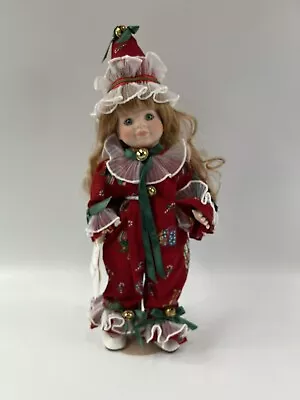 GOEBEL VICTORIA ASHLEA BETH CLOWN PORCELAIN  COLLECTOR DOLL Christmas • $14.99