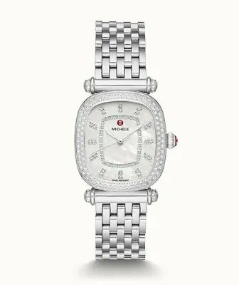 New Michele Caber Isle Stainless Diamond Ladies Watch MWW16C000032 • $2220.77