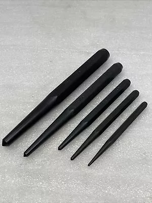 SK Hand Tools 6035 Center Punch Set 5 Piece 1/4 5/16 3/8 1/2 5/8 New USA • $39.99